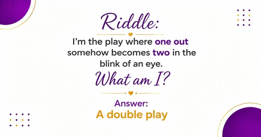 Baseball Riddles With Answers