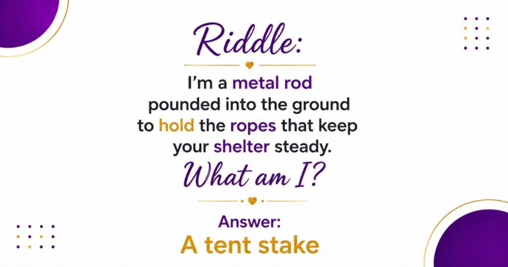 Campfire Riddles