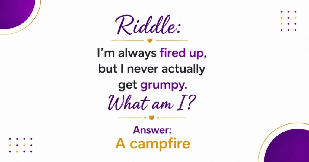 Camping Riddles With Answers