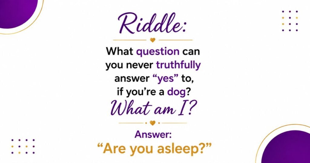 Dog Riddles Hard