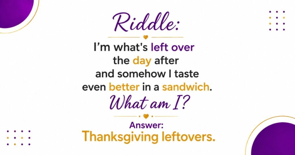 hard thanksgiving riddles for adults