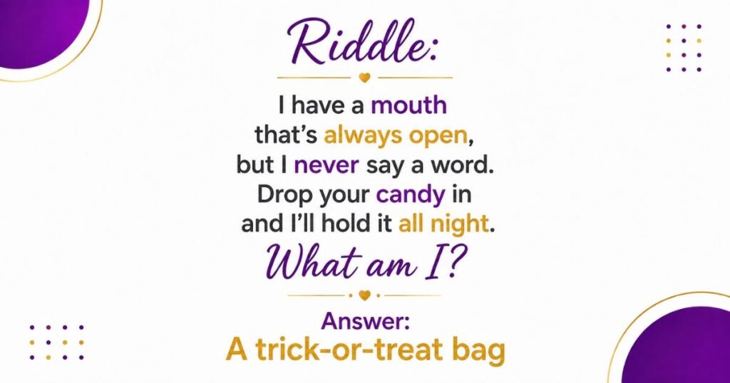 Easy Halloween Riddles
