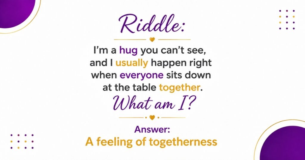 Emotional Thanksgiving Riddle