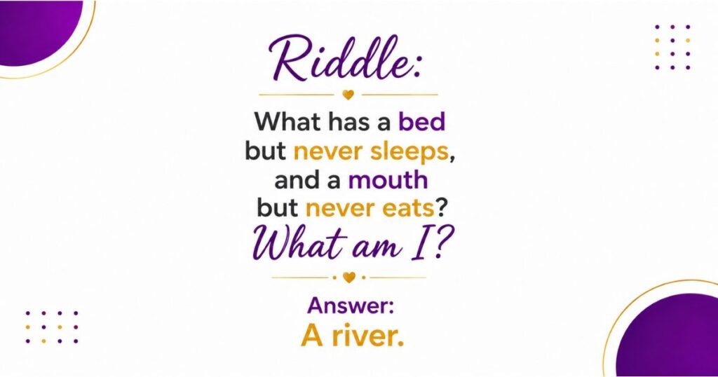 Medium Riddles for Family Game Night