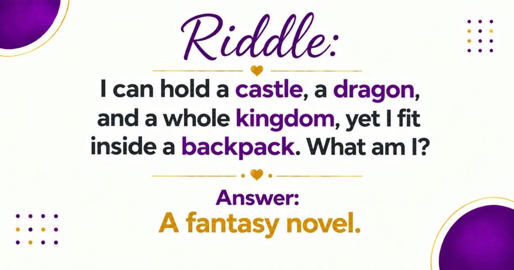 Medium Book Riddles (A Bit More of a Challenge)