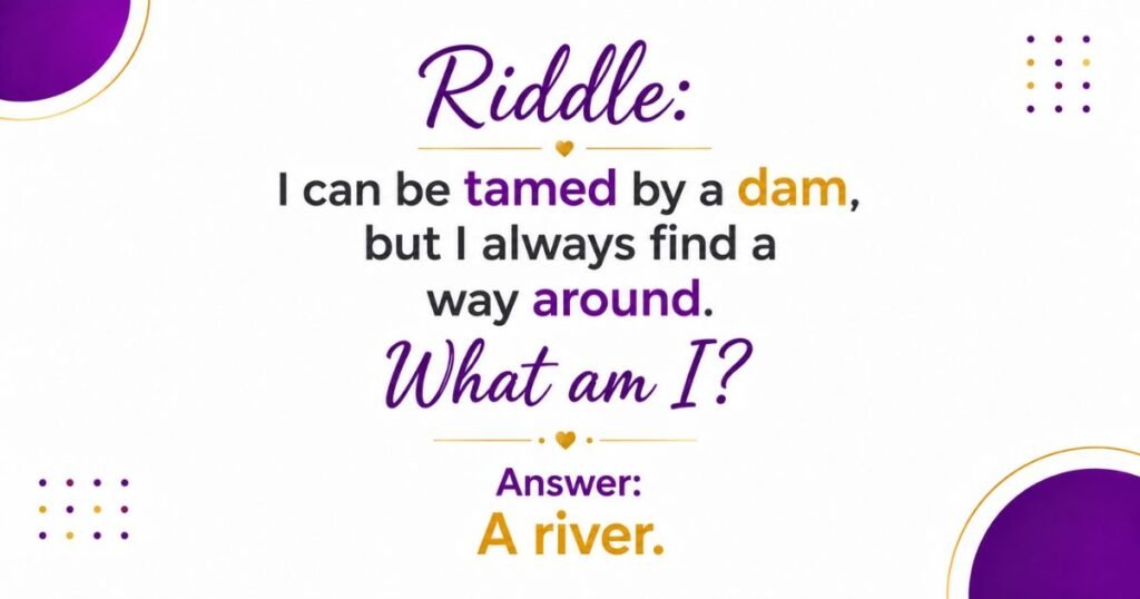 Medium River Riddles for Older Kids and Adults