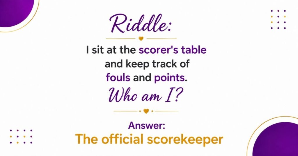 Player and Position Riddles