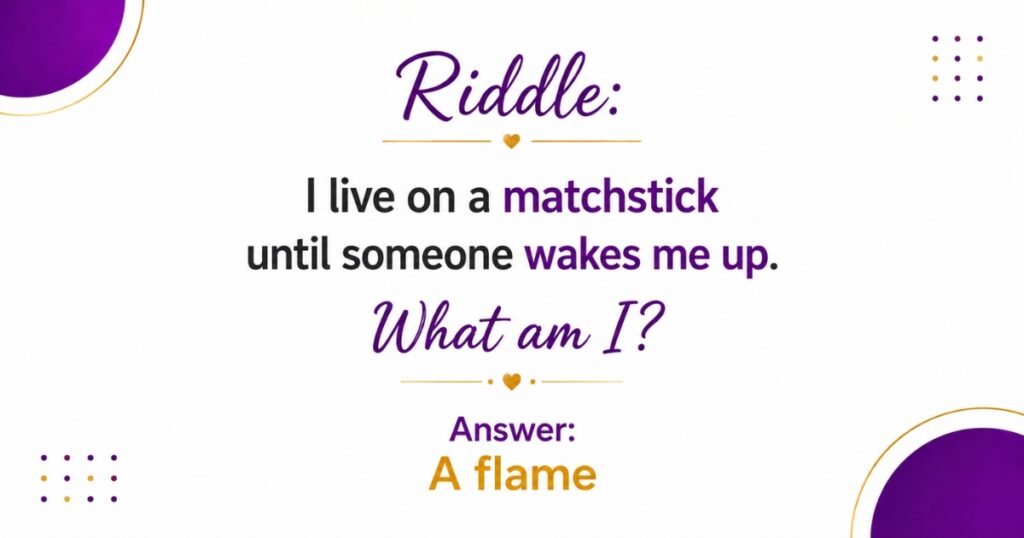 Riddle About Fire