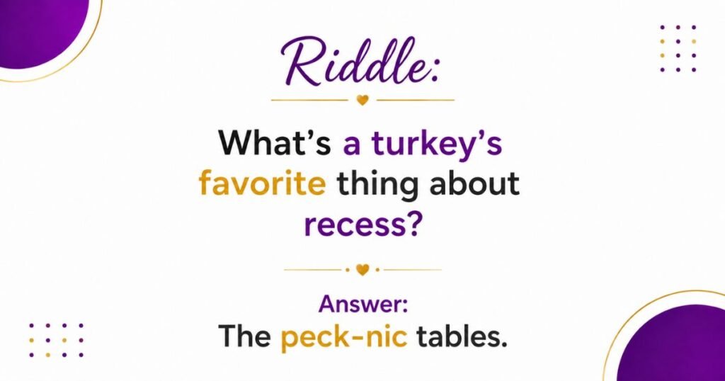 Thanksgiving Riddles