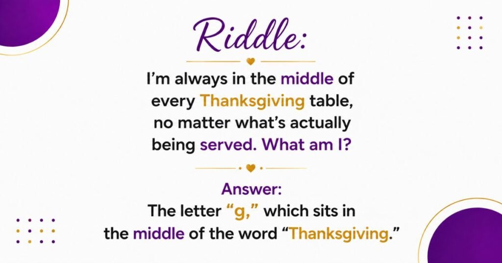 thanksgiving riddles for adults hard with answers
