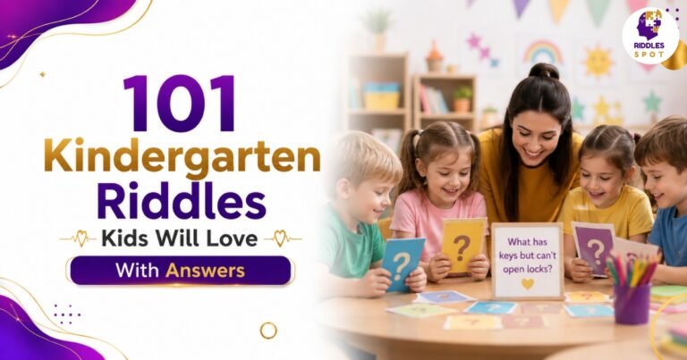 101 Kindergarten Riddles Kids Will Love (With Answers)