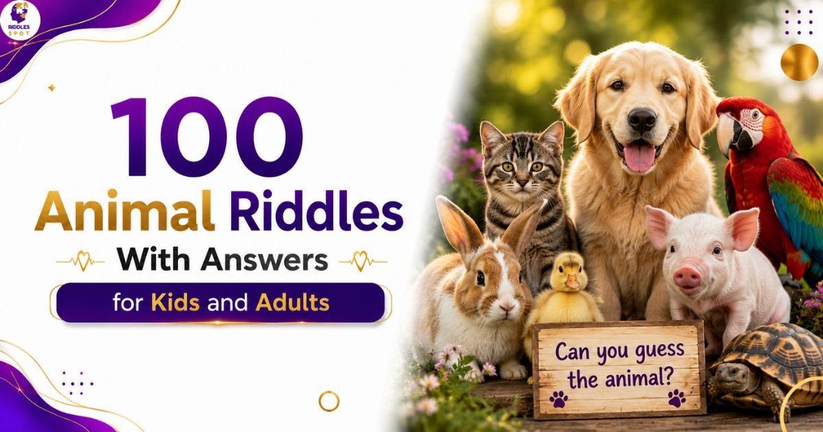 100 Animal Riddles With Answers for Kids and Adults