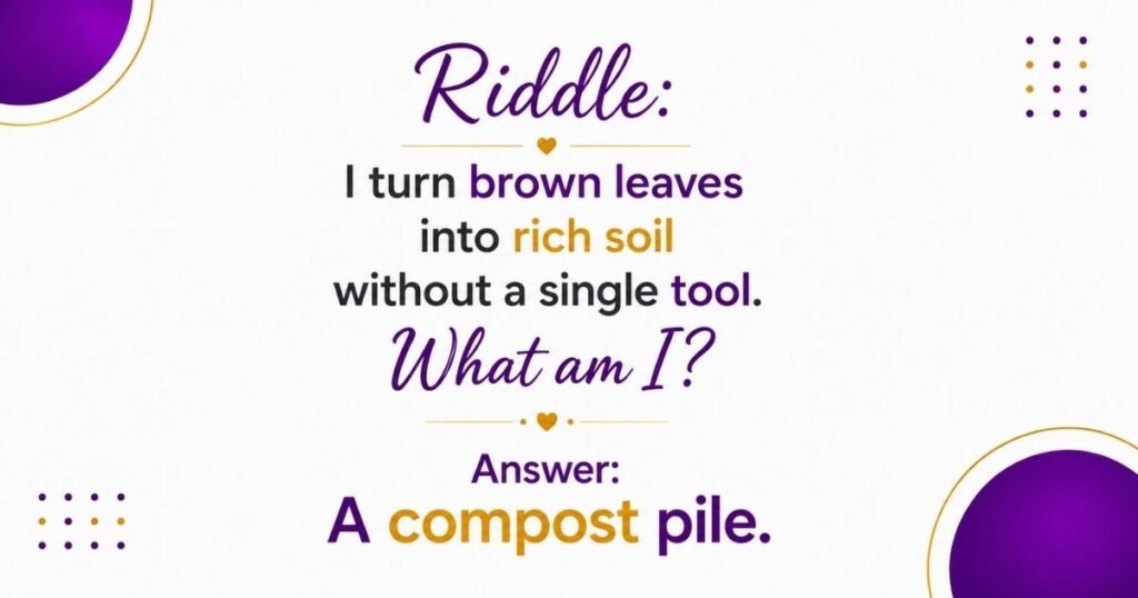 April Flowers and Garden Riddles