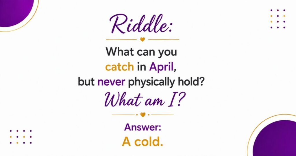 April Showers and Weather Riddles