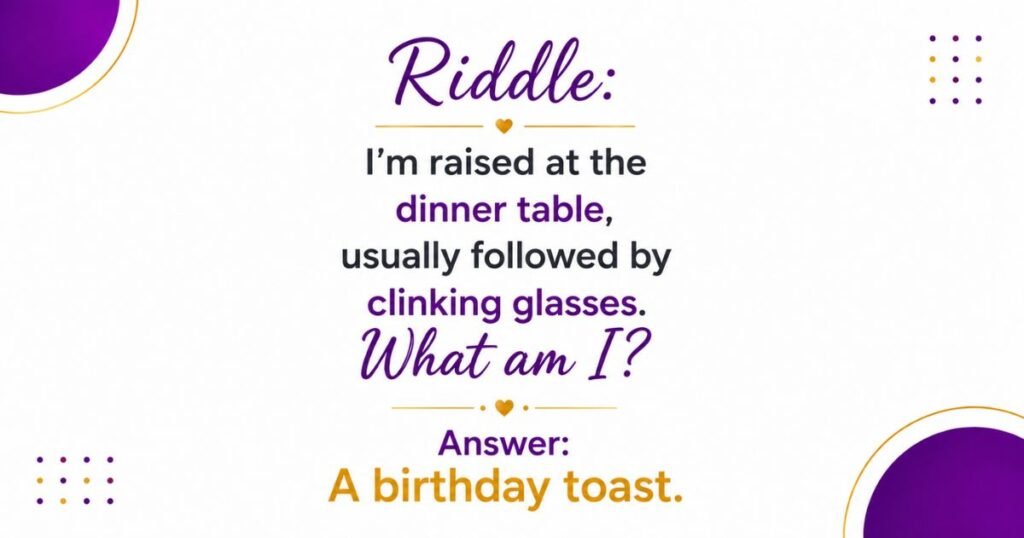 Birthday Riddles for Adults