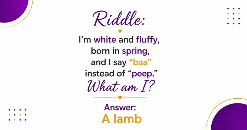 Chick, Duckling and Baby Animal Riddles