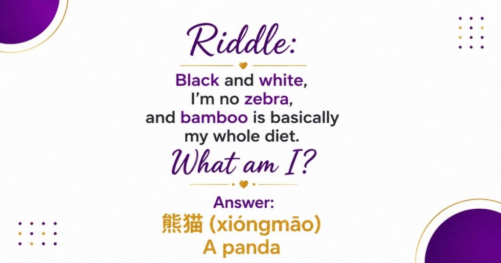 Chinese Riddles