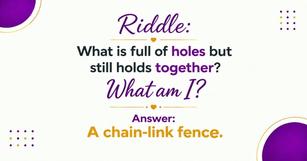 Classic Riddles Seniors Will Remember