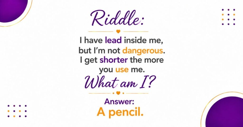 Classroom Object Riddles