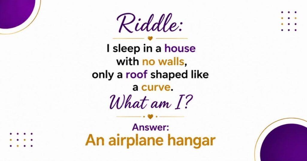 Easy Airplane Riddles for Kids