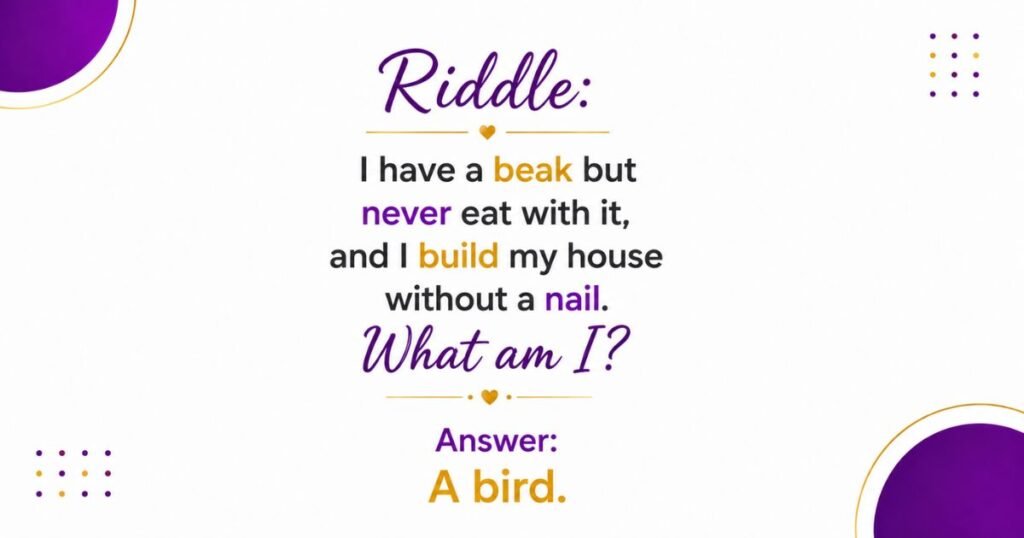 Easy April Riddles for Kids