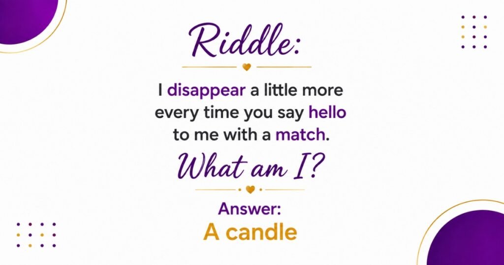 Candle Riddles