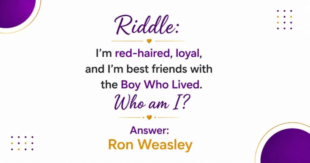 Easy Harry Potter Riddles