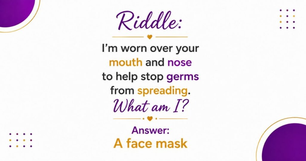 Easy Medical Riddles for Kids (Ages 6–12)
