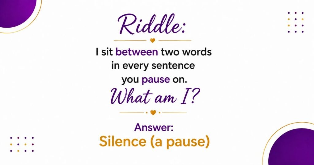 Silence Riddles