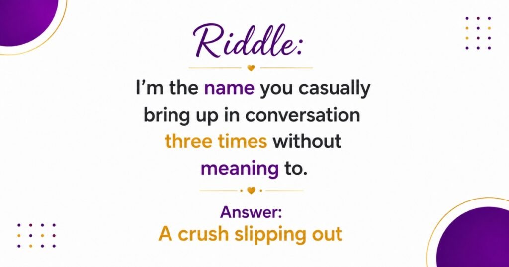 Flirty Riddle