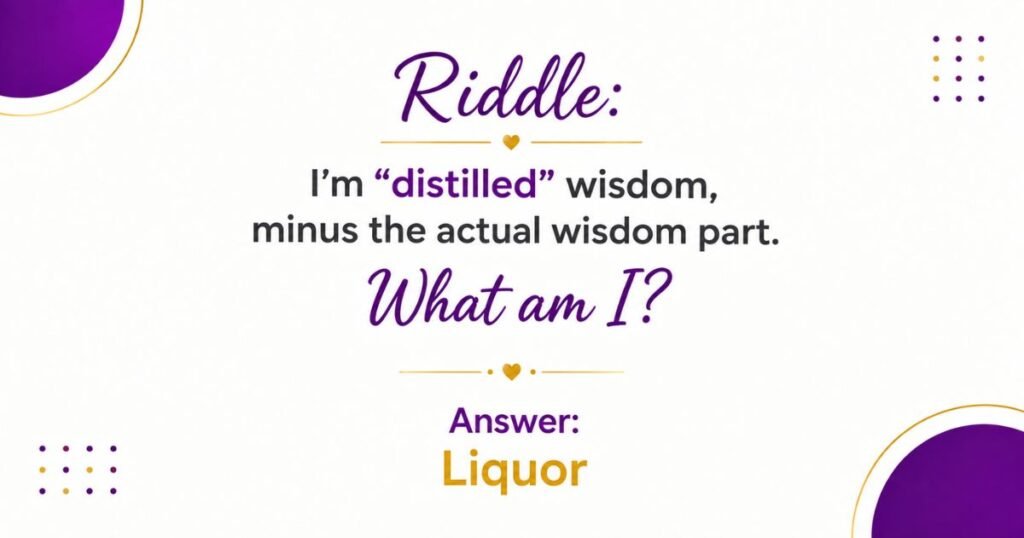 Funny Alcohol Riddles and One-Liners