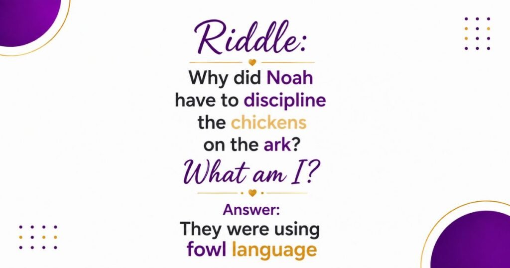 Funny bible riddles with answers