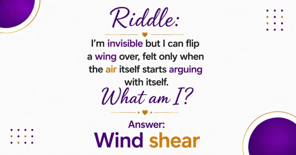 Hard Airplane Riddles for Aviation Buffs and Adults