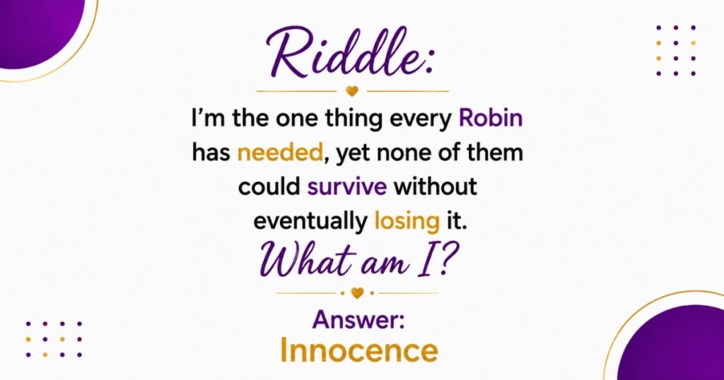 Hard Batman Riddles