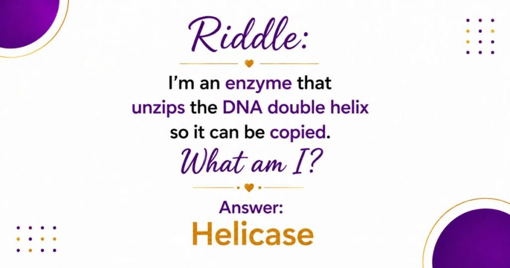 Hard Biology Riddles with Answers