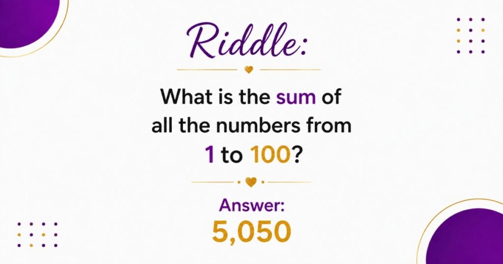 tricky math riddles with answers