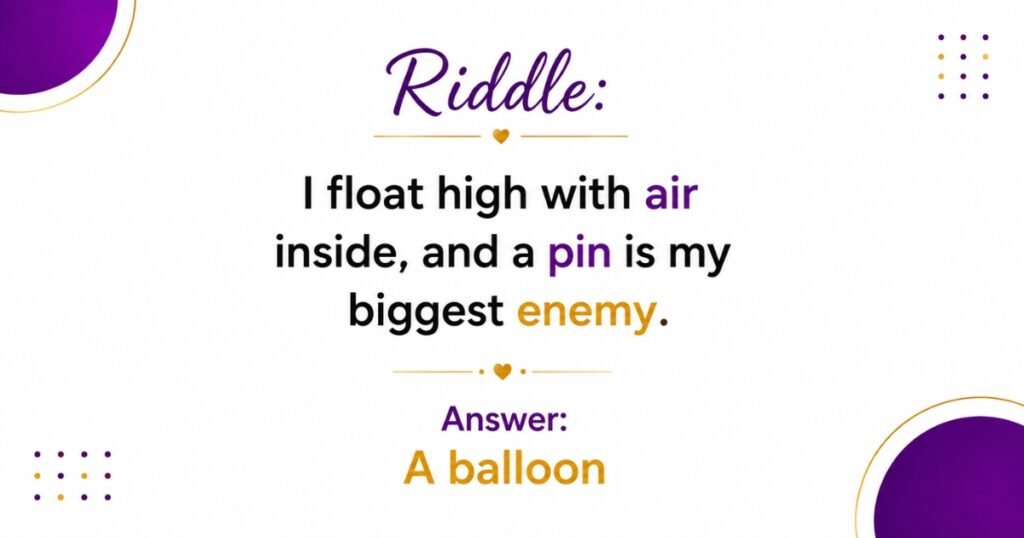 Indoor Scavenger Hunt Clues