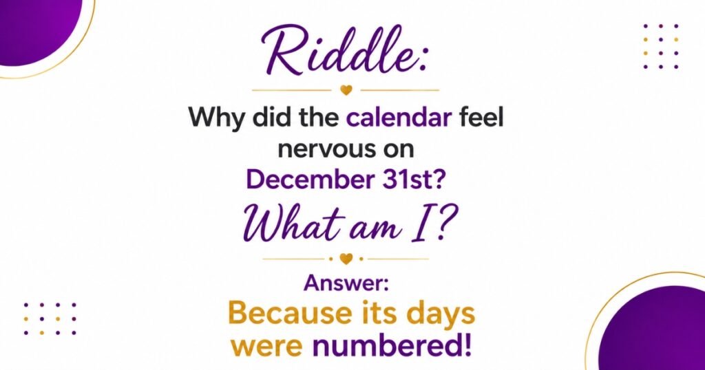 New Year Riddle