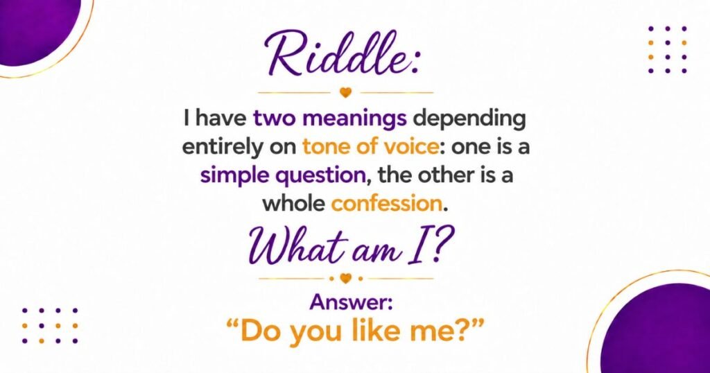 Riddles About Love And Answers