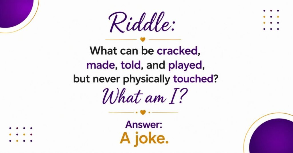 Short Riddles About Everyday Objects