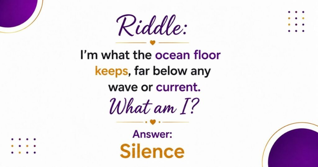 Silence Riddles