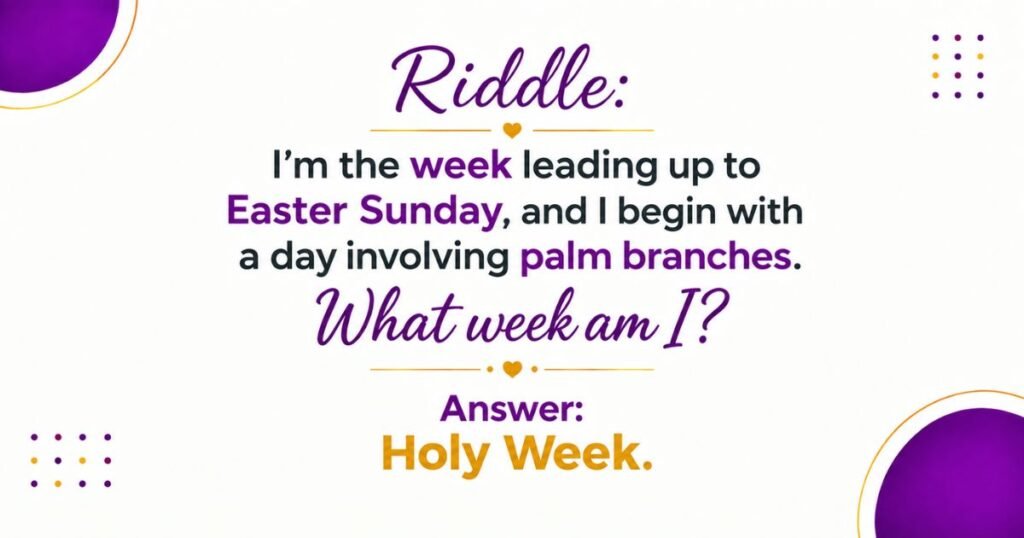 Traditional and Religious Easter Riddles