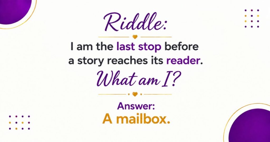Tricky Mailbox Riddles With Answers