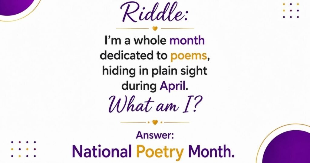Tricky Wordplay April Riddles