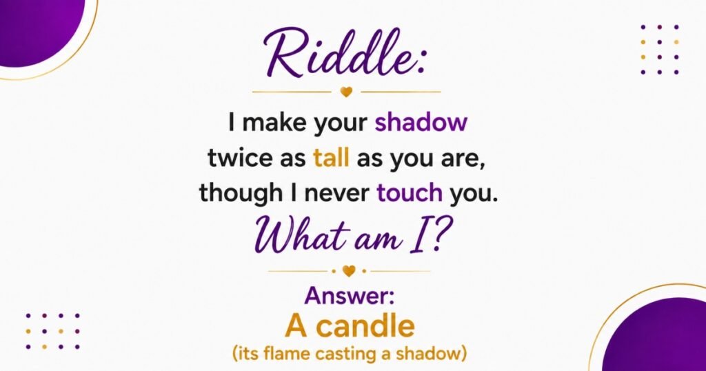 What Am I Candle Riddles