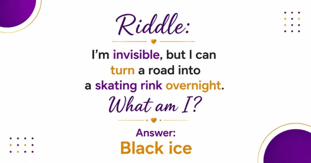 Winter Riddle For Kids