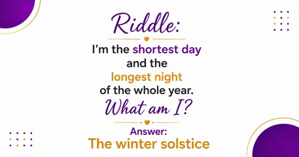 Winter Riddles For Adults