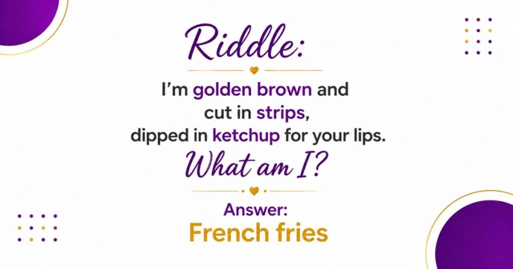 Rhyming Food Riddles