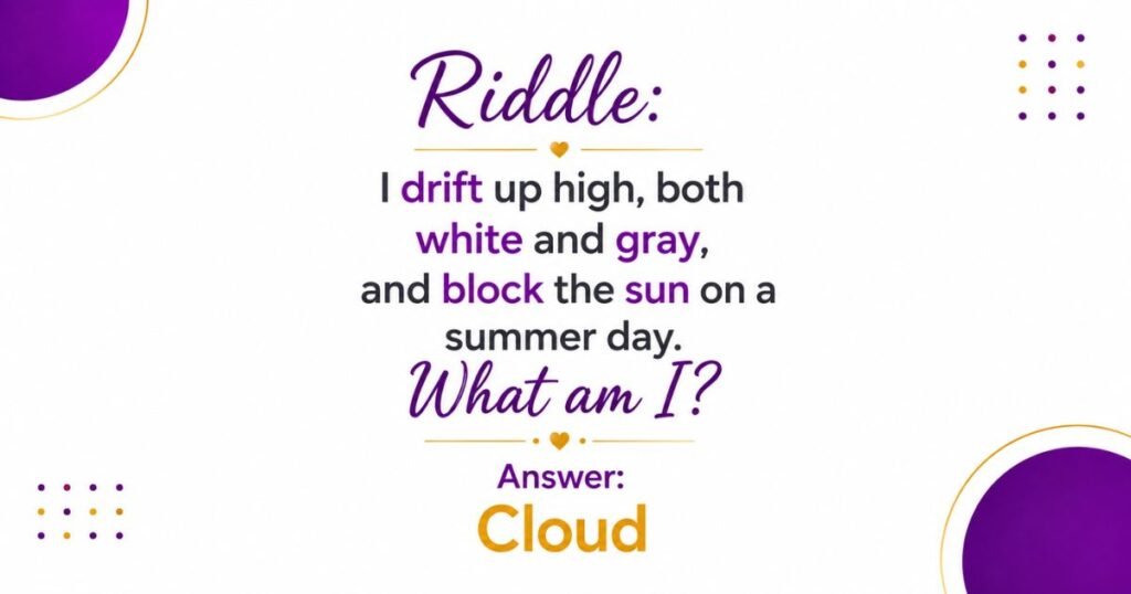 Rhyming Nature Riddles