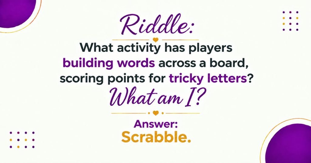 Riddles for Senior Game Nights and Group Activities